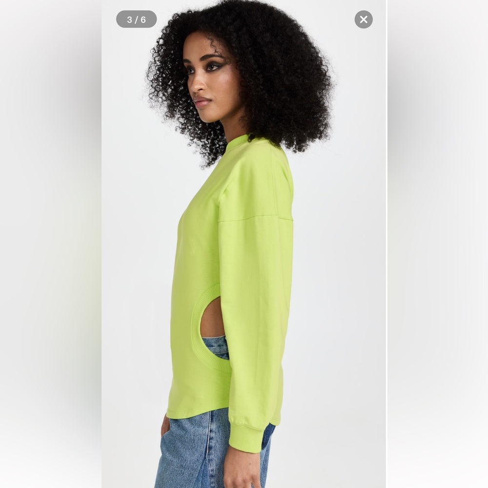 Brat Girl Summer Awake mode cutout sweatshirt - Picture 4 of 13